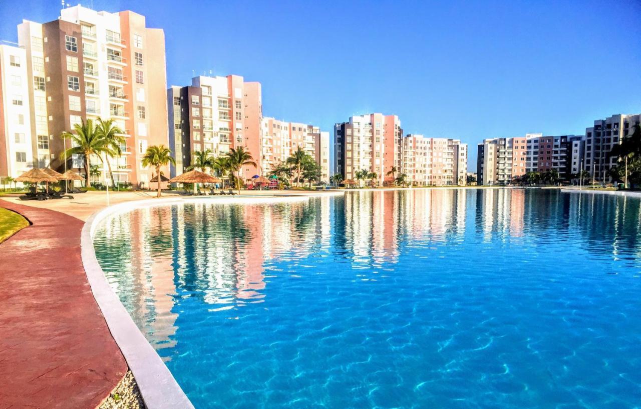Escape Al Caribe Con Una Vista Impresionante En Pilarita'S Dream Lagoons Cancún Extérieur photo