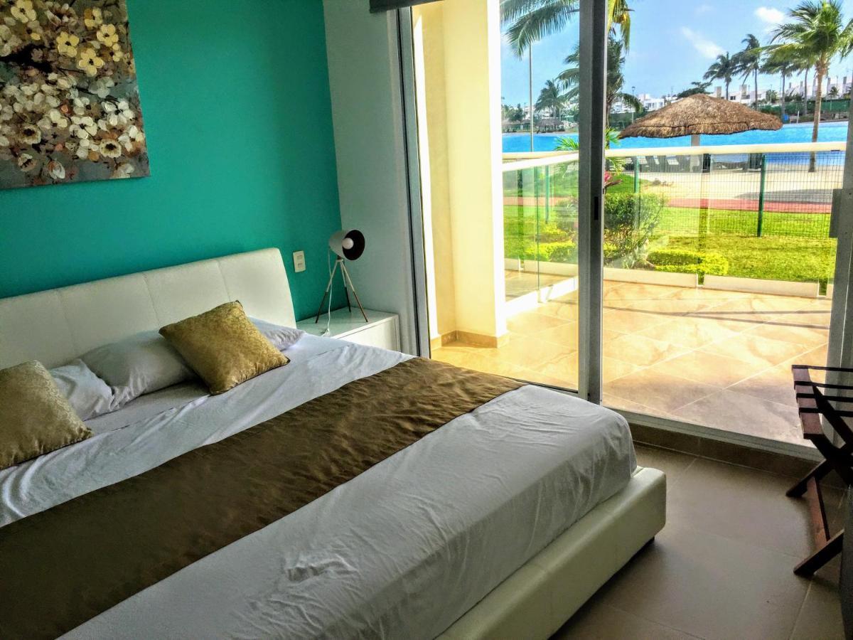 Escape Al Caribe Con Una Vista Impresionante En Pilarita'S Dream Lagoons Cancún Extérieur photo