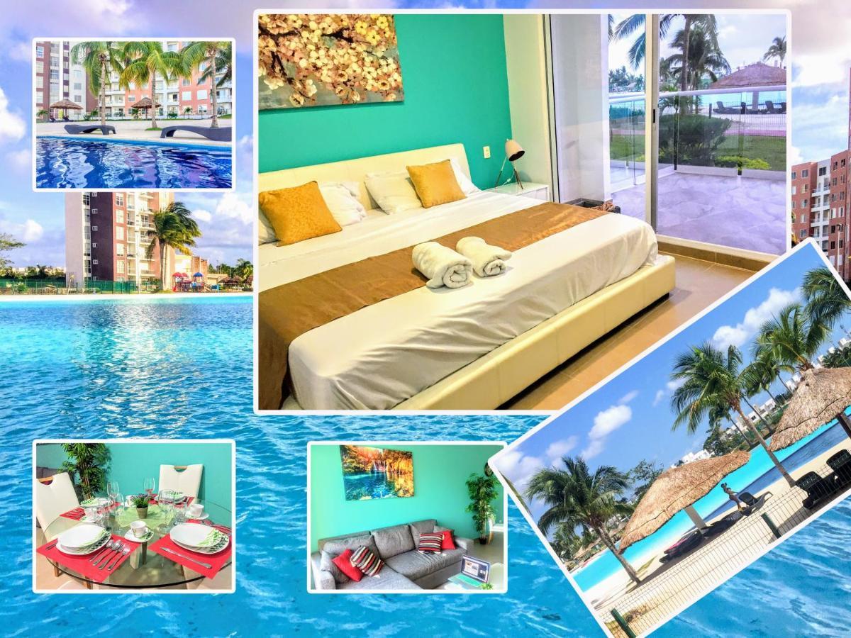 Escape Al Caribe Con Una Vista Impresionante En Pilarita'S Dream Lagoons Cancún Extérieur photo